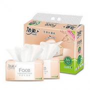 C&S 洁柔 粉Face系列 抽纸 3层*120抽*6包(195*133mm) 自然无香