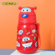 PLUS会员：超级飞侠 3D萌趣系列 儿童保温杯 400ml *2件