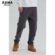 KAMA 卡玛 男士直筒休闲裤 2121317 *2件