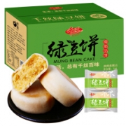 京东极速版：千丝 绿豆饼1000g 即食