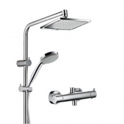 双11预售：Hansgrohe 汉斯格雅 柯洛梅达240 26779007 恒温花洒套装
