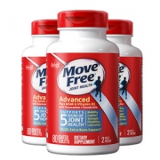 美产 维骨力 MoveFree氨基葡萄糖软骨素 MSM加强版蓝瓶 80粒*3瓶
