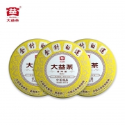 双11预售：TAETEA 大益 普洱茶 金针白莲七子饼茶 2101批次 357g*3饼