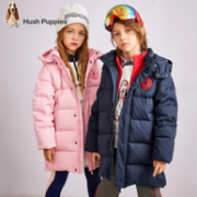 Hush Puppies 暇步士 男女童长款羽绒服