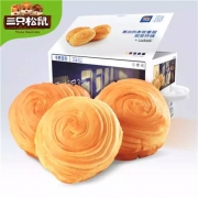 再降价：三只松鼠 手撕面包 1000g/箱