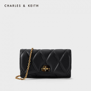 CHARLES & KEITH CK6-10770478 女士菱格单肩包