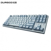 双11预售：DURGOD 杜伽 K320有线机械键盘 87键-浅雾蓝（无光） 樱桃茶轴
