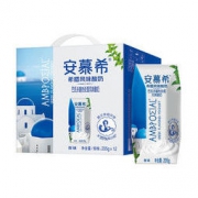 安慕希 伊利 安慕希希腊风味常温酸奶原味205g*12盒/箱（礼盒装）
