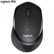 Logitech 罗技 M330静音鼠标 无线鼠标 办公鼠标 带无线微型接收器 黑色