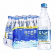 京东极速版：恒大冰泉 长白山天然弱碱性 矿泉水 500ml*12瓶