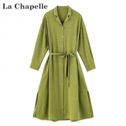 La Chapelle 拉夏贝尔 912613067 女士系带连衣裙 两色可选