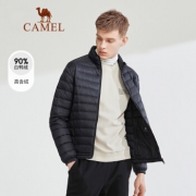 骆驼（CAMEL）男装 羽绒服男 轻薄立领