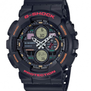 国内890元！Casio 卡西欧 G-Shock系列 GA-140-1A4ER 男士多功能防水石英手表  直邮到手￥516.48