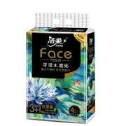 京东极速版：C&S 洁柔 Face系列 油画抽纸 4层 80抽*4包