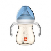 gb 好孩子 goodbaby 好孩子 小饿魔系列 B80375 PPSU奶瓶 240ml 蓝色 6月