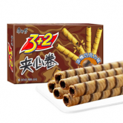 PLUS会员、有券的上：康师傅 3+2夹心卷饼干 浓情巧克力味 55g