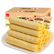 酥脆香浓！泓一 咸蛋黄蛋卷 400g