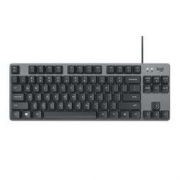 logitech 罗技 K835 84键 有线机械键盘 黑色 ttc红轴 无光