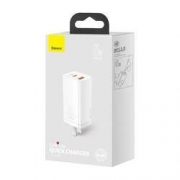 31日20点：BASEUS 倍思 GaN Lite二代 C+U 65W氮化镓充电器 单头