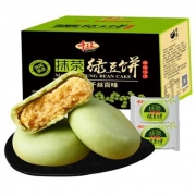 京东极速版:千丝 抹茶绿豆饼 1箱500g