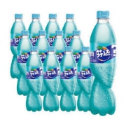 有券的上：Fanta 芬达 碳酸饮料 茉莉蜜桃味 500ml*12瓶 整箱装