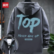 高梵 夹克男外套 深灰色 大高峰背标 XL