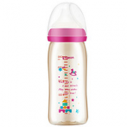 Pigeon 贝亲 宽口径ppsu奶瓶 M号奶嘴 240ml