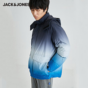 JACK&JONES 杰克琼斯 220412028 渐变连帽羽绒服