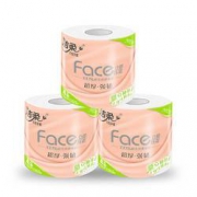 PLUS会员：C&S 洁柔 粉Face系列 卷纸 4层120g20卷*2件