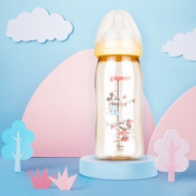 20点：Pigeon 贝亲 婴儿宽口径奶瓶 米奇派对 240ml（送M号奶嘴）*2件