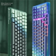 双11预售：MACHENIKE 机械师 K600 2.4G/蓝牙/有线三模 100键 RGB 机械键盘 CAP黄轴