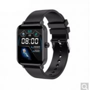 ZTE 中兴 ES43C 智能手表 33mm 黑色 黑色硅胶表带（血氧）