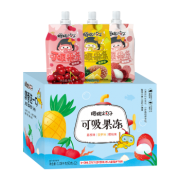樱桃小丸子 吸吸果冻90g*12袋*2件 多口味礼盒装