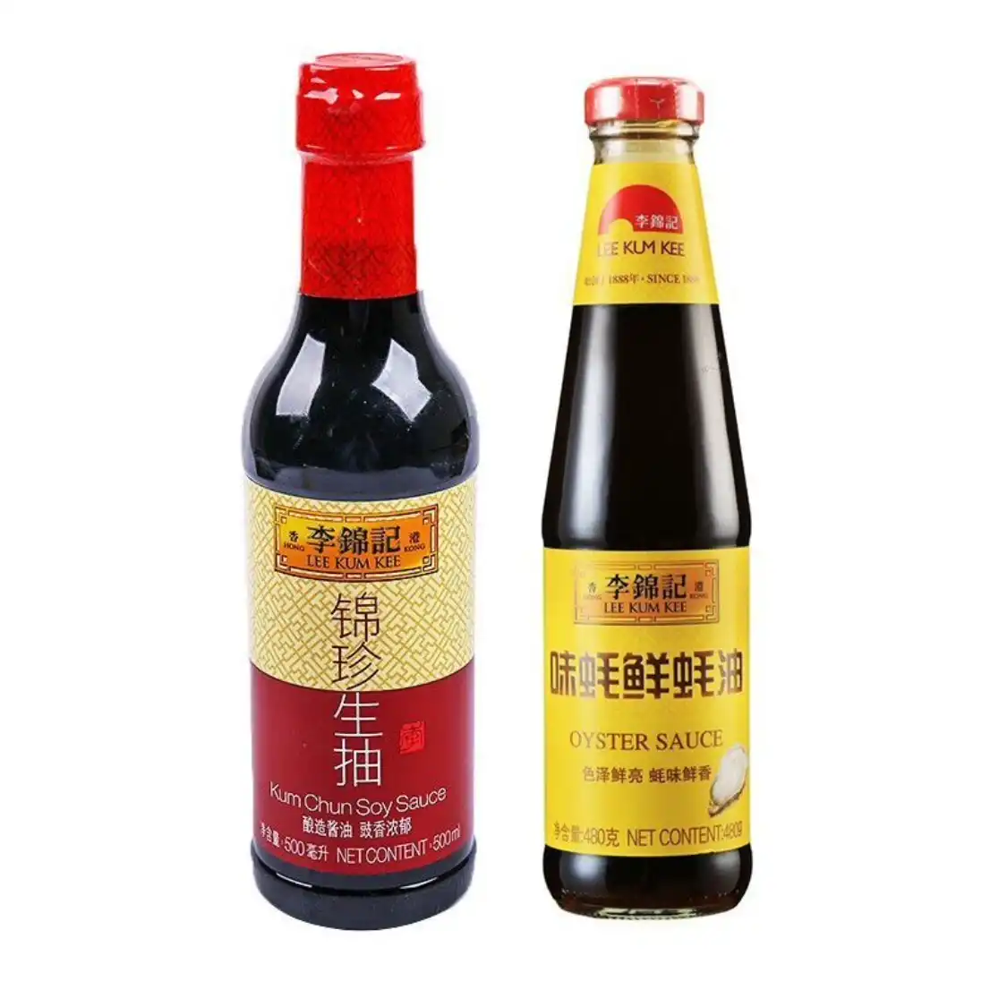 京喜APP:李锦记 味蚝鲜 蚝油480g+锦珍生抽500ml