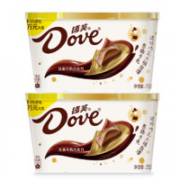 Dove 德芙 丝滑牛奶巧克力  252g*2碗装