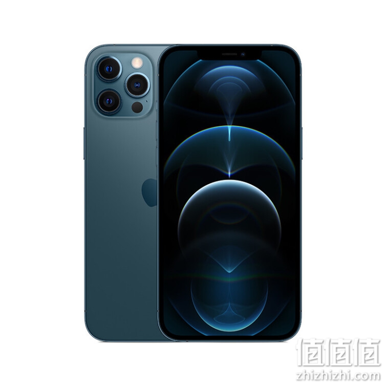 Apple iPhone 12 Pro Max (A2412) 256GB 海蓝色 支持移动联通电信5G 双卡双待手机