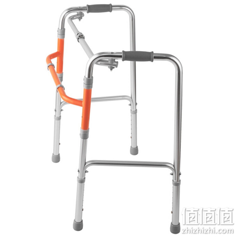 鱼跃(YUWELL)助行器YU710A 铝合金拐杖老人康复助行架 四脚拐棍防滑稳固 可折叠升降助步器