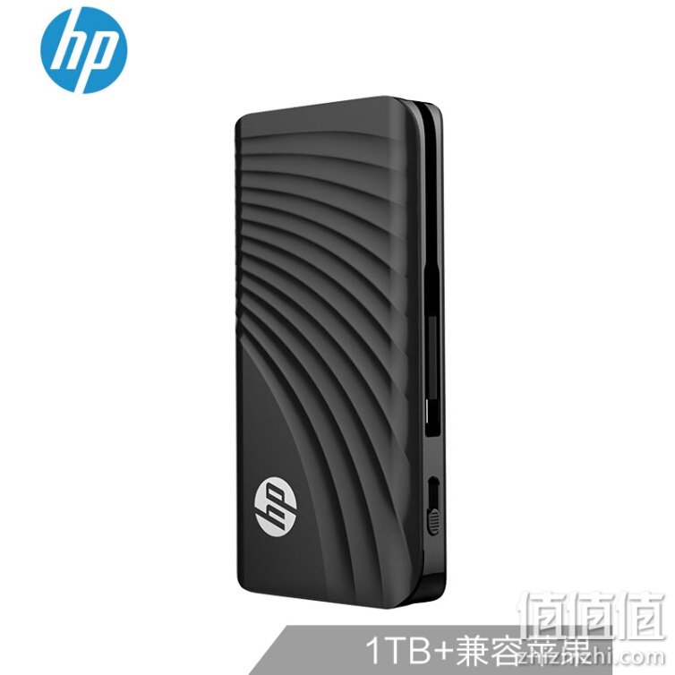 HP 惠普  1TB Type-c 雷电3 移动硬盘 固态（PSSD） P800 传输速度高达2400MB/s 急速传输