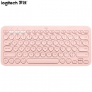 罗技（Logitech）K380 键盘 无线蓝牙键盘 办公键盘 女性 便携 超薄键盘 笔记本键盘 茱萸粉 限量版
