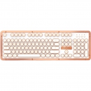 Azio MK-RETRO-L-03-US Retro Classic - USB 奢华复古背光机械键盘 （美式） White/Copper