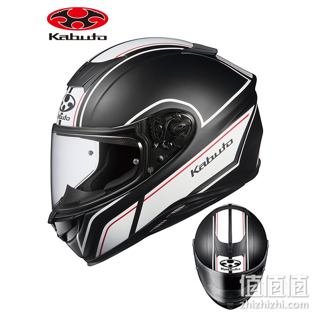 日本进口OGK头盔空气刀5代kabuto碳纤维全盔摩托车赛跑盔男眼镜槽