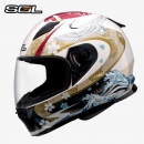 台湾SOL卡丁车电动踏板摩托车头盔SF-2M四季浮世绘跑盔3C认证全盔
