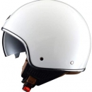 Astone Helmets - Minijet rétro - Casque de moto vintage - Casque caé racer- Casque en polycarbonate-亮白色 XS