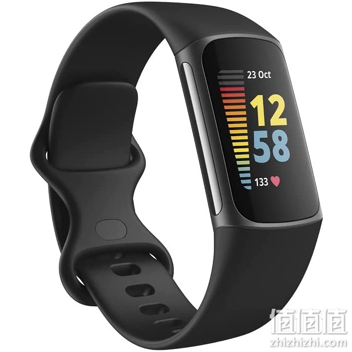 Fitbit Charge 5 高级健身和运动追踪器 内置 GPS、压力管理工具、24/7 心率、血氧跟踪
