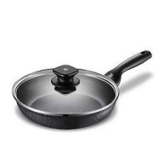 WMF 福腾宝 德国WMF福腾宝不粘煎锅麦饭石色平底锅家用辅食26cm