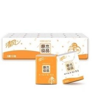 Breeze清风原木纯品手帕纸3层8张10包（210mm*210mm）