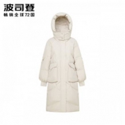 3日0点：BOSIDENG 波司登 B90141356 女子可脱卸帽中长款羽绒服