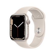 Apple苹果WatchSeries7智能手表GPS款45毫米星光色铝金属表壳星光色运动型表带MKN63CH/A