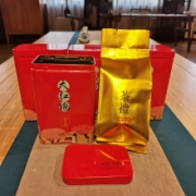 瑞锦成大红袍红罐50克/罐*4罐配礼袋