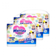 Merries 妙而舒 婴儿拉拉裤 XXL26*3包